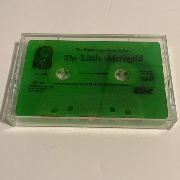 Vintage Children’s Cassette The Little Mermaid 1975 - Picture 2 of 5